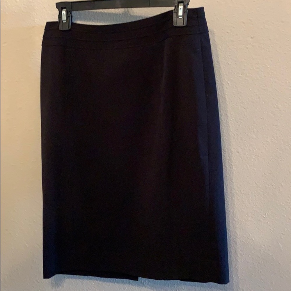 Black pencil skirt